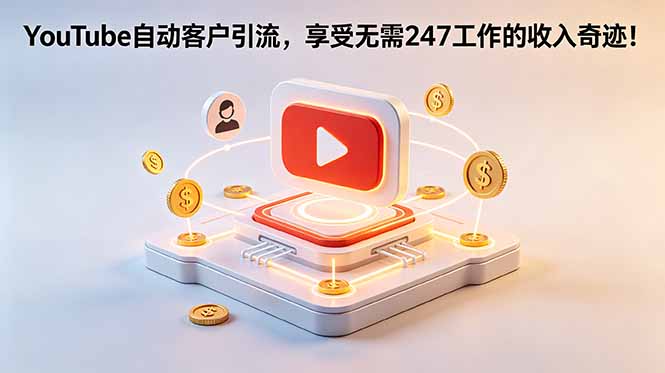 （18658期）YouTube 自动客户引流，享受无需 247 工作的收入奇迹！【原创双语字幕】-翌晨科技网