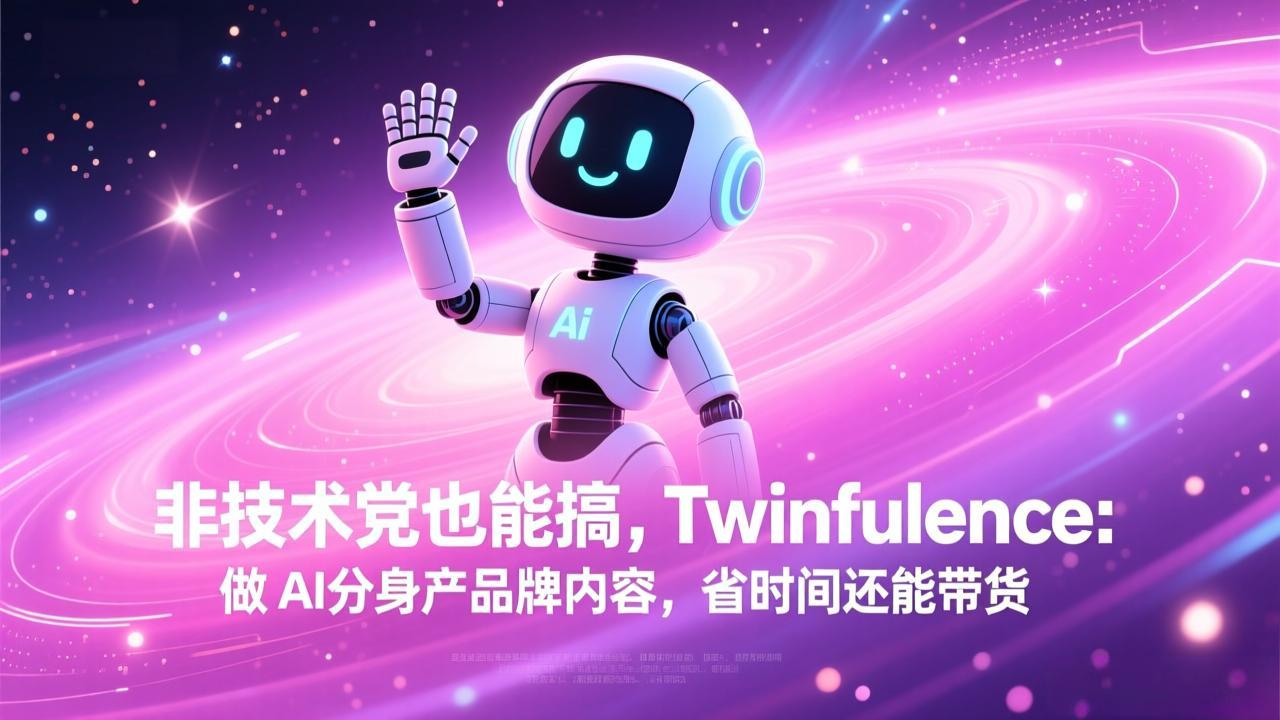 （17381期）非技术党也能搞!Twinfluence:做 AI 分身产品牌内容,省时间还能带货-翌晨科技网