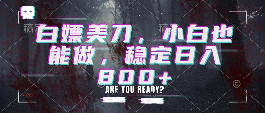 （20163期）白嫖美刀，小白也能做，稳定日入800+-翌晨科技网