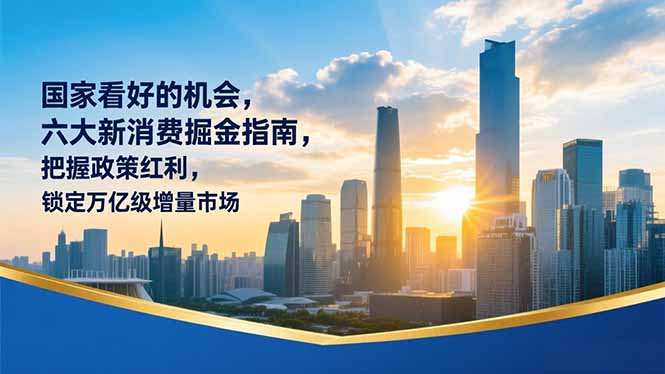 （16995期）某付费文章：国家看好的机会，六大新消费掘金指南，把握政策红利，锁定万亿级增量市场-翌晨科技网