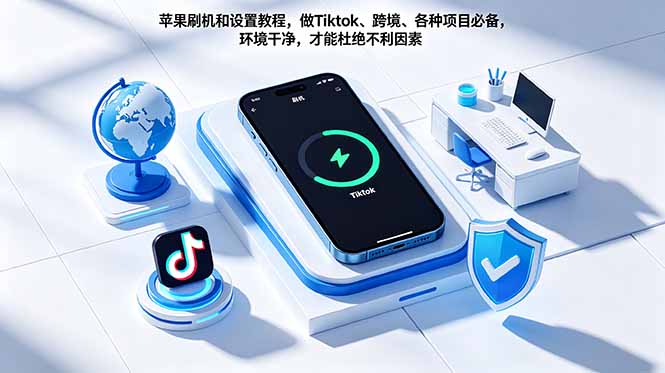 （18558期）苹果刷机和设置教程，做Tiktok、跨境、各种项目必备，环境干净，才能杜绝不利因素-翌晨科技网