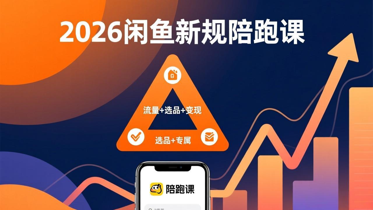 （17483期）2026闲鱼高阶陪跑课全新上线，带你吃透新规玩转选品流量，从零搭建稳定变现盈利体系-翌晨科技网