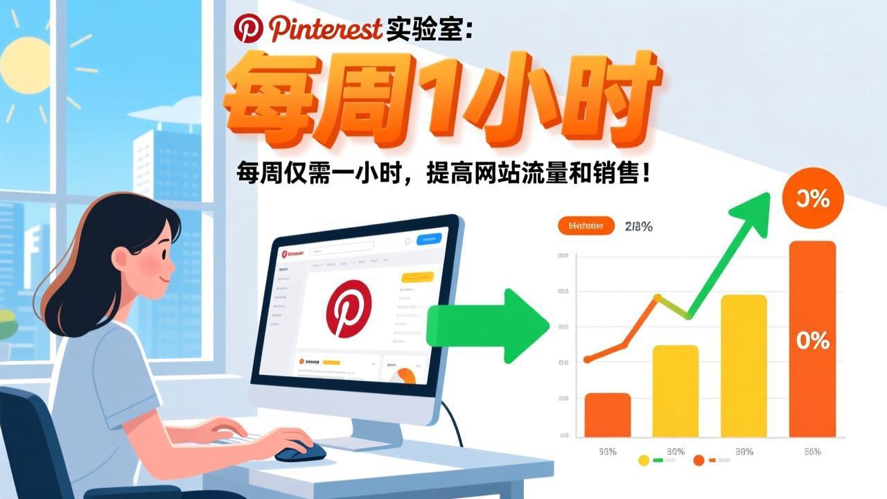 （17505期）Pinterest实验室：每周仅需一小时，提高网站流量和销售！-翌晨科技网