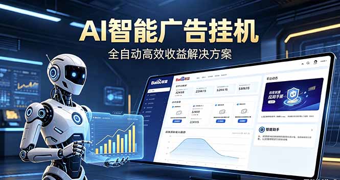 （18661期）Ai智能广告挂机 别再瞎折腾了！这个全自动挂机项目，新手当天见钱，告别频繁换项目的烦恼-翌晨科技网