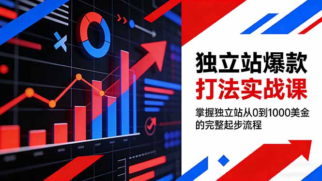 （17322期）独立站爆款打法实战课，掌握独立站从0到1000美金的完整起步流程-翌晨科技网
