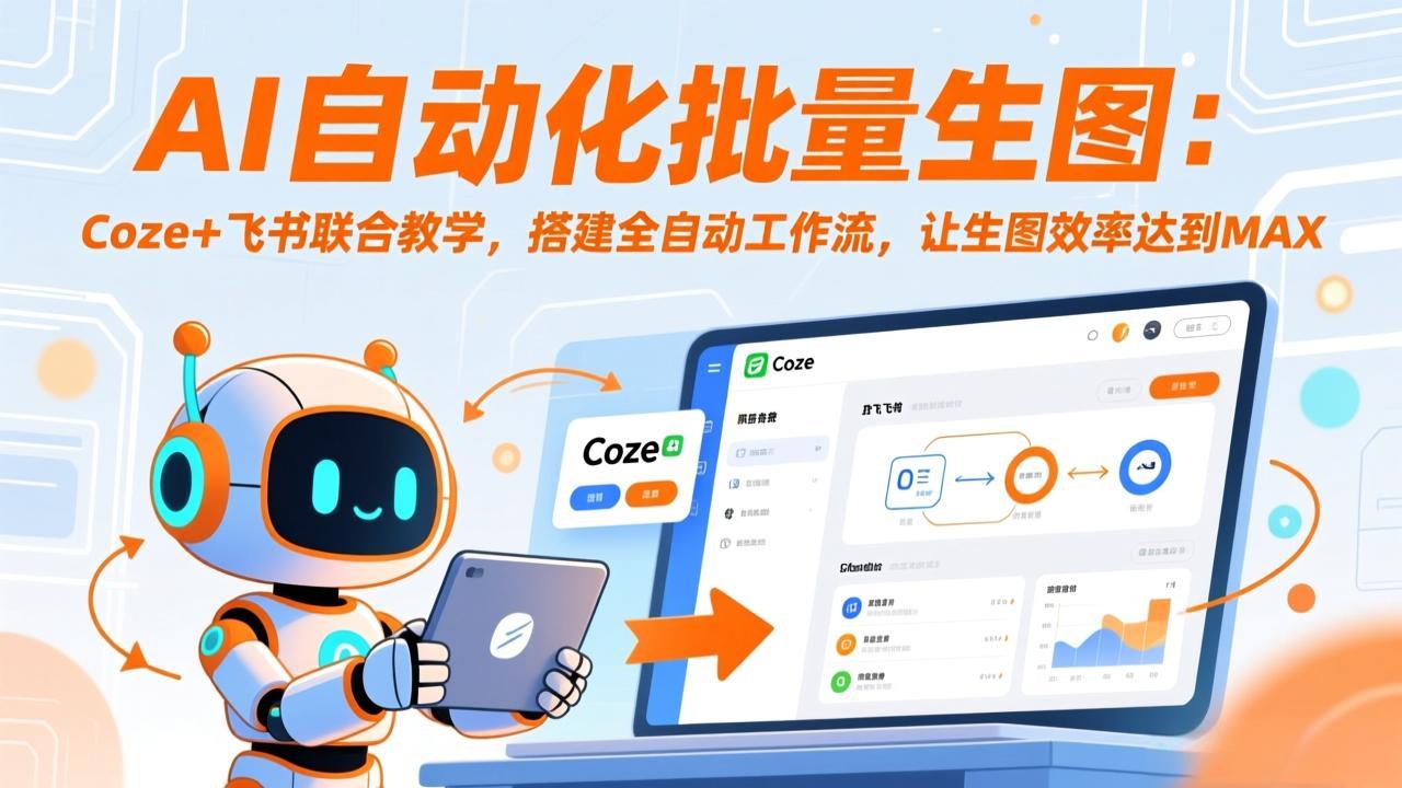 （17575期）AI自动化批量生图：Coze+飞书联合教学，搭建全自动工作流，让生图效率达到MAX-翌晨科技网