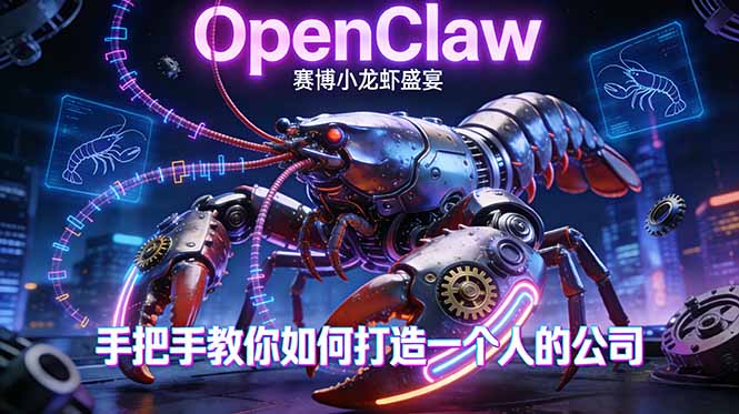 （17684期）OpenClaw，小龙虾-从产品到爆款的成长之路，手把手教你如何打造一个人的公司-翌晨科技网