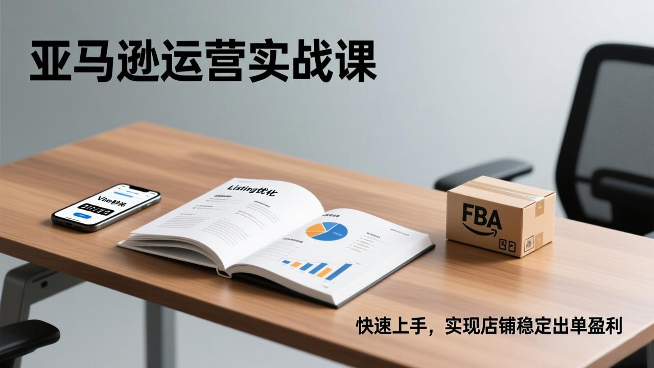 （17287期）亚马逊运营实战课，Listing优化、Vine秒杀、FBA发货，快速上手，实现店铺稳定出单盈利-翌晨科技网