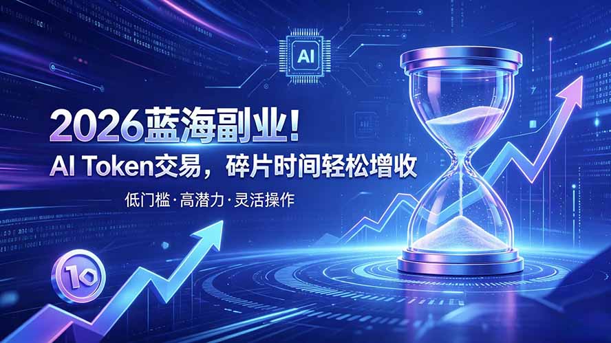 （19997期）AI Token算力赛道！普通人可入局的数字副业-翌晨科技网