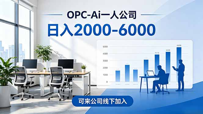 (18809期)2026创业新风口—OPC一人公司模式震撼首发!日收益2000-6000+,项目绿色长久,安全稳健,合...-翌晨科技网
