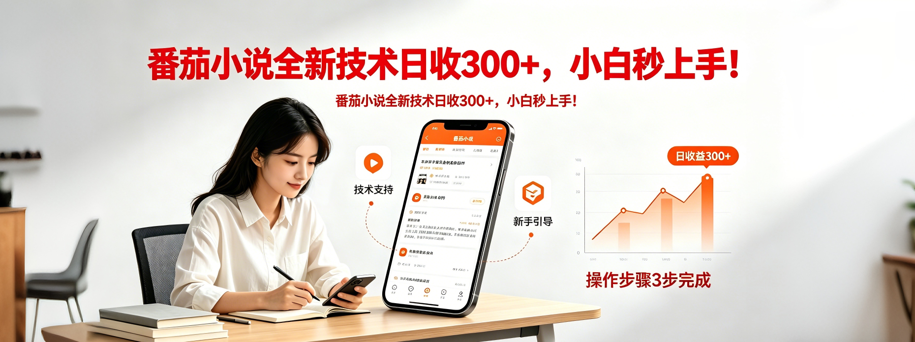 （18392期）番茄小说全新技术全新玩法！无脑日收300+-翌晨科技网