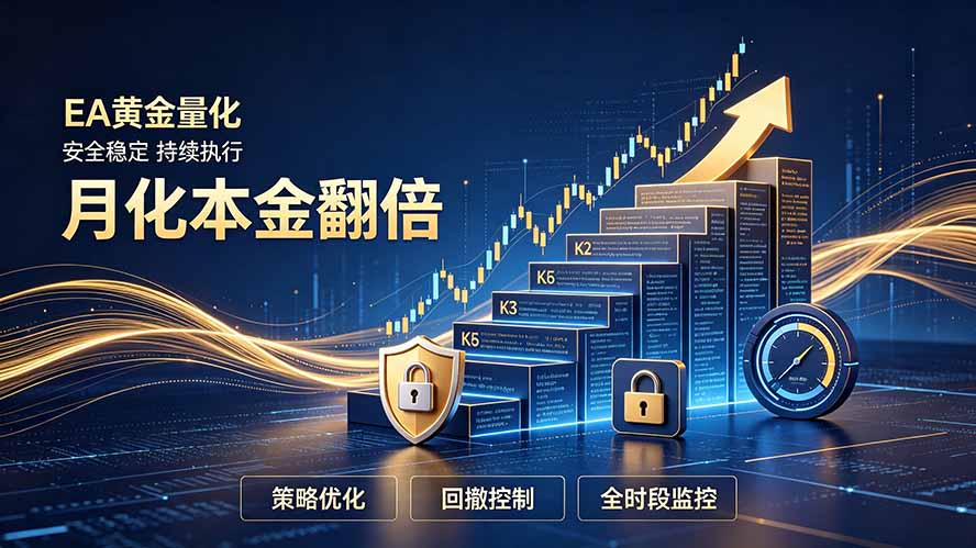 （19714期）全新EA量化打法，月化本金翻倍的全新策略，安全稳定持续输出-翌晨科技网