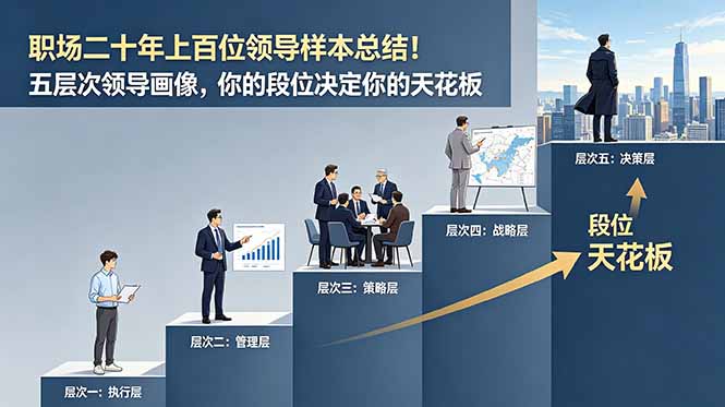 （18900期）付费文章：职场二十年上百位领导样本总结！五层次领导画像，你的段位决定你的天花板-翌晨科技网