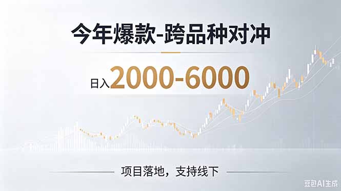 （19150期）2026创业新风口—跨品种对冲震撼首发！日收益2000-6000+，项目绿色长久，安全稳健-翌晨科技网