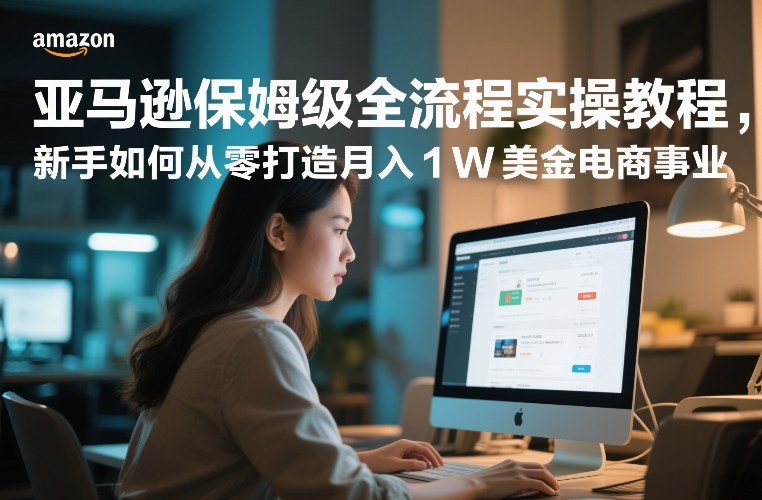 亚马逊保姆级全流程实操教程，新手如何从零打造月入1W美金电商事业-翌晨科技网