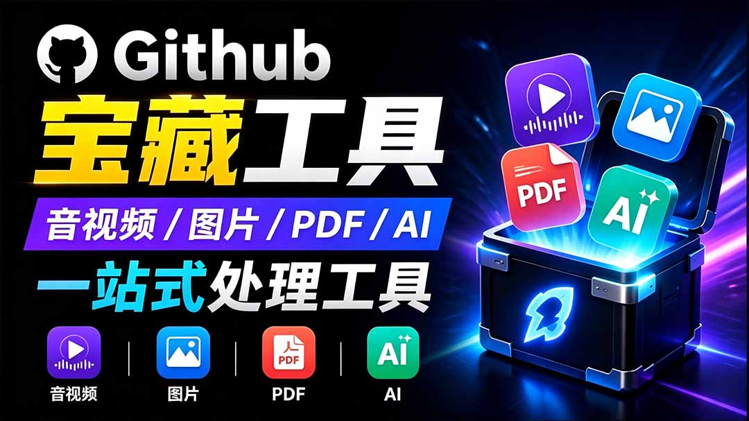 （19672期）开源宝藏工具箱来了！包含 PDF/图片/音视频/AI/文本 等 20+ 工具，完全离线免费使用 toolknit-desktop-翌晨科技网