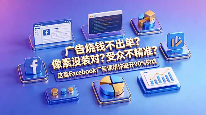 （18850期）广告烧钱不出单？像素没装对？受众不精准？这套Facebook广告课帮你避开90%的坑-原创双语字幕-翌晨科技网