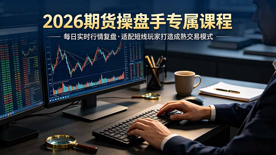 （19300期）2026期货操盘手专属课程-更新7月11，每日实时行情复盘，适配短线玩家打造成熟交易模式-翌晨科技网