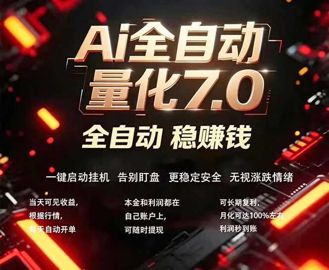 （19420期）EA黄金量化7.0 ，24小时全自动挣美金，小白轻松操作，日入1000+-翌晨科技网