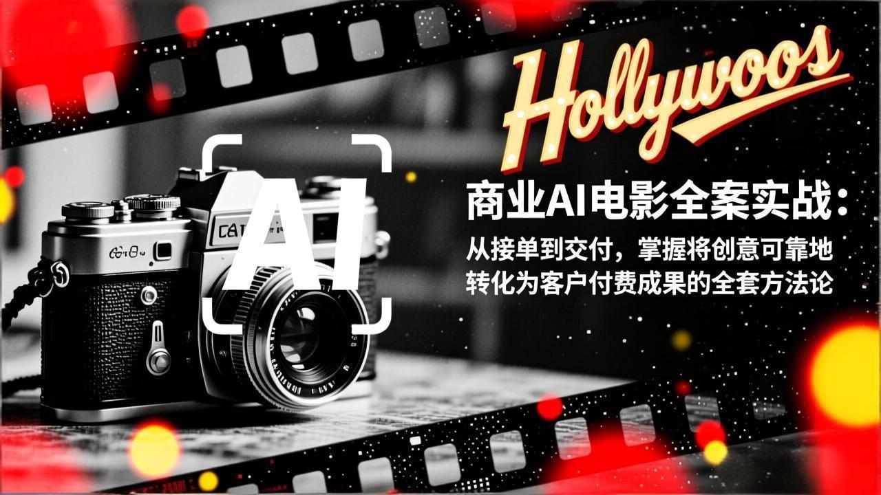 (17092期)商业AI电影全案实战:从接单到交付,掌握将创意可靠地转化为客户付费成果的全套方法论-翌晨科技网