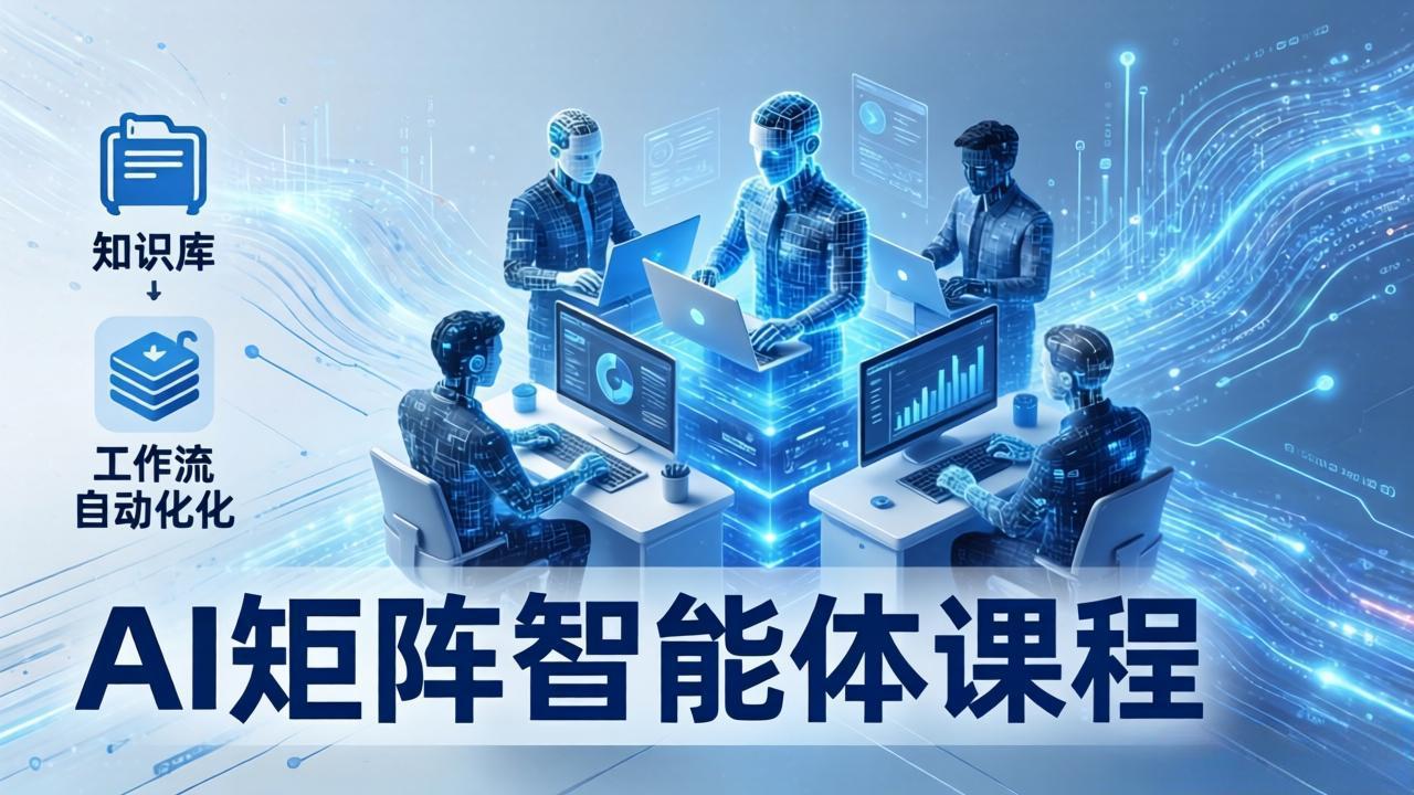 （17759期）AI矩阵智能体实战：100个数字员工批量生产内容，文本知识库+工作流自动化全搞定-翌晨科技网