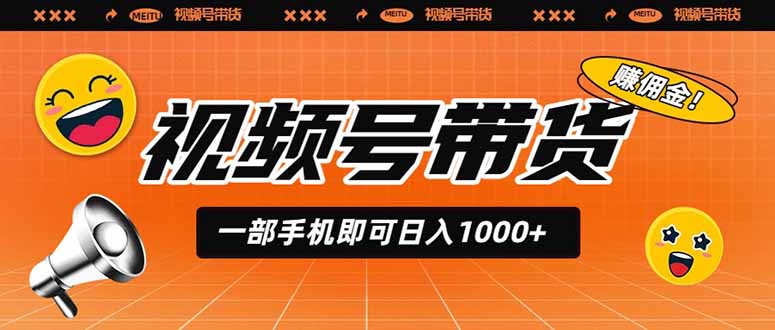 (19366期)视频号带货,一部手机即可日入1000+,无人直播玩法轻松躺赚带货佣金-翌晨科技网