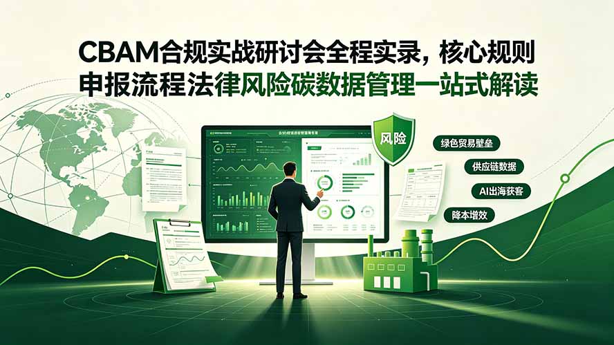 （19235期）CBAM合规实战研讨会全程实录，核心规则申报流程法律风险碳数据管理一站式解读-翌晨科技网