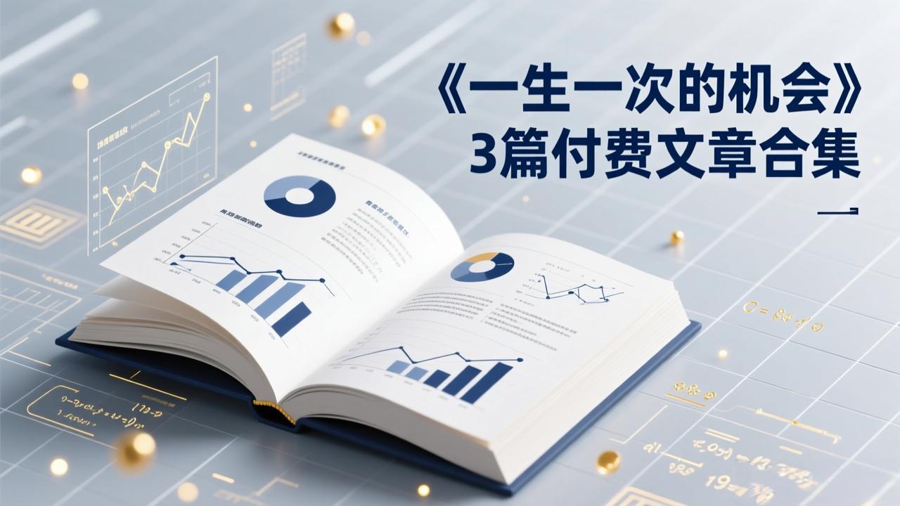 （17456期）付费文章合集《一生一次的机会》3篇，一个系统性、一次性、独家性的透剧-翌晨科技网