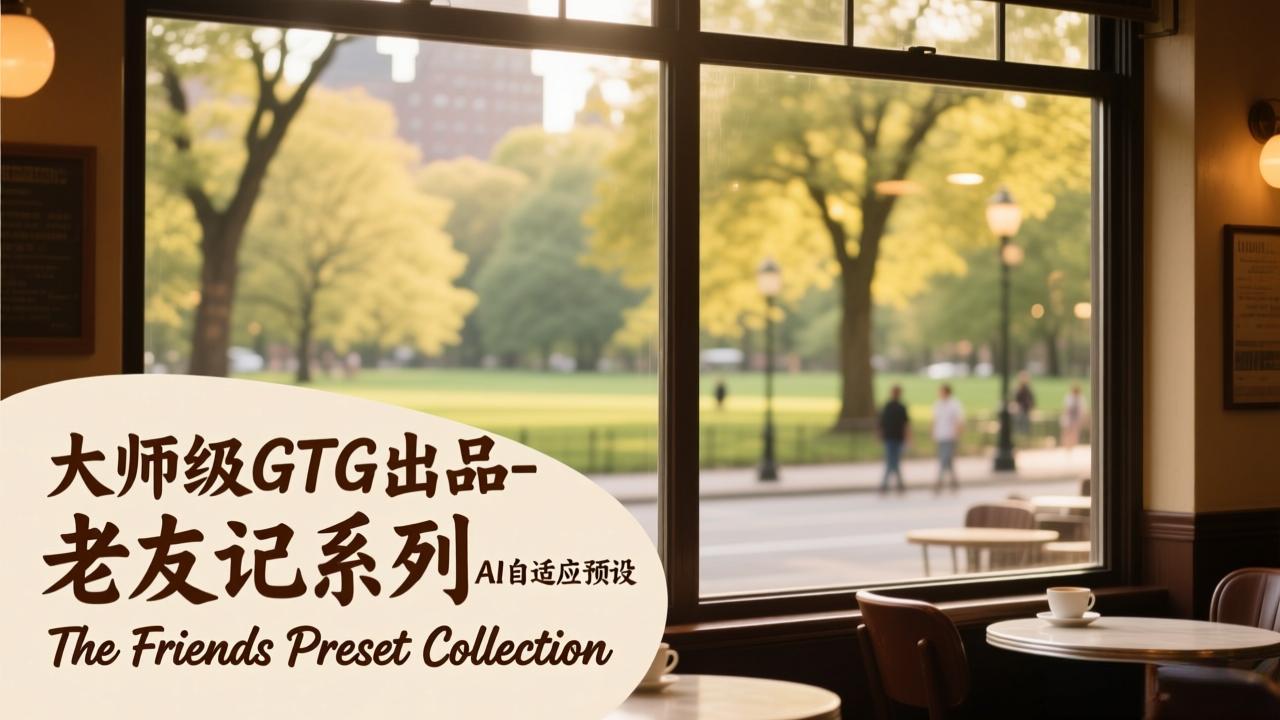 （17403期）大师级GTG出品-老友记系列AI自适应预设The Friends Preset Collection-翌晨科技网
