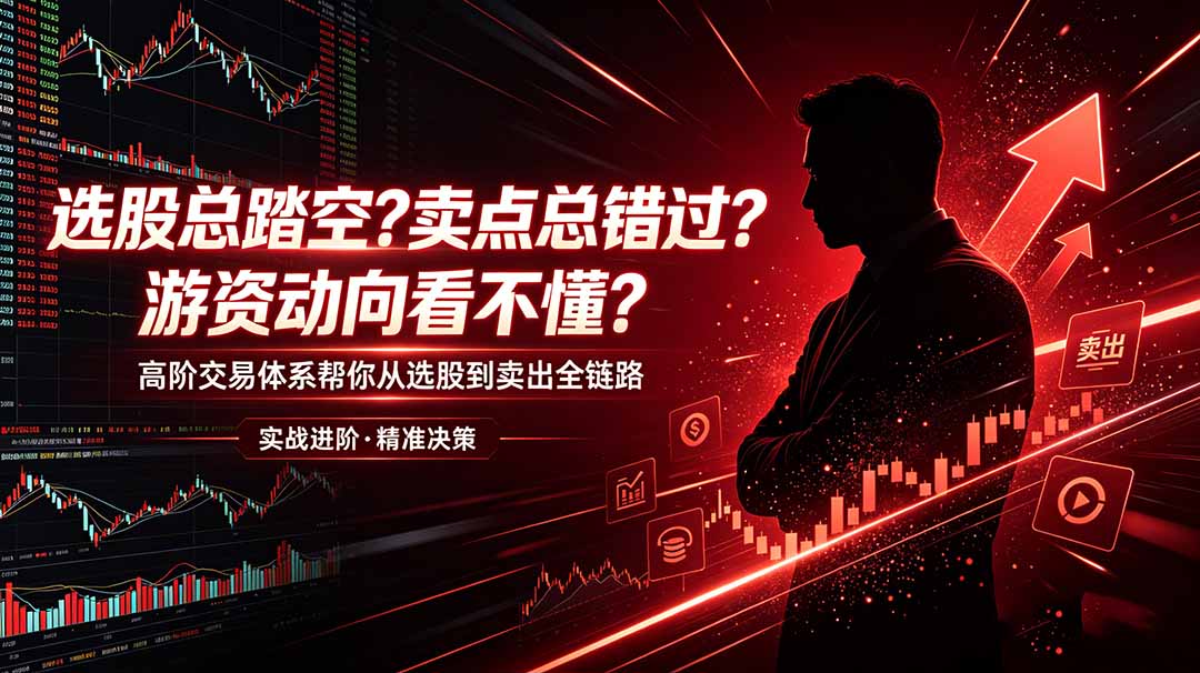（18937期）选股总踏空？卖点总错过？游资动向看不懂？高阶交易体系帮你从选股到卖出全链路（更新6月）-翌晨科技网