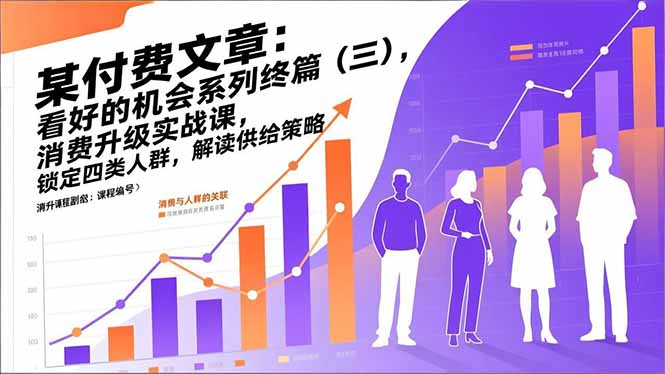 （17004期）某付费文章：看好的机会系列终篇（三），消费升级实战课，锁定四类人群，解读供给策略-翌晨科技网