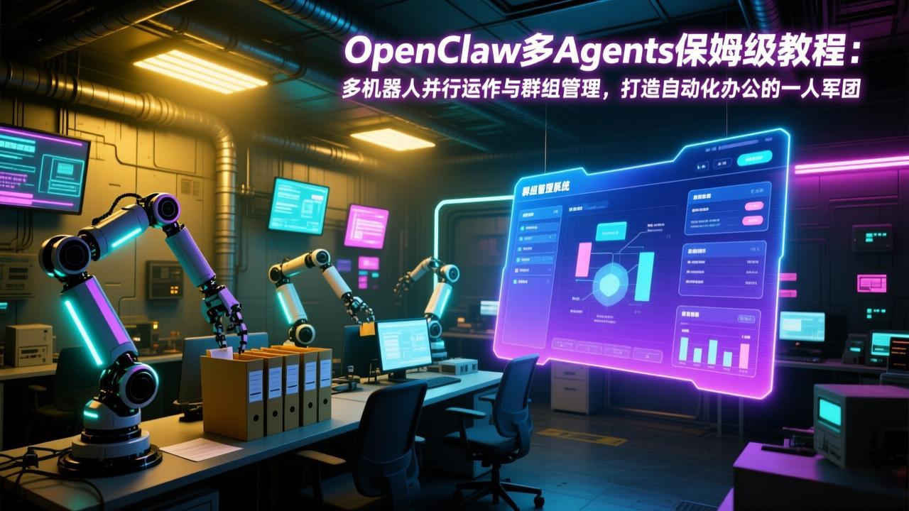 （17563期）OpenClaw多Agents保姆级教程：多机器人并行运作与群组管理，打造自动化办公的一人军团-翌晨科技网