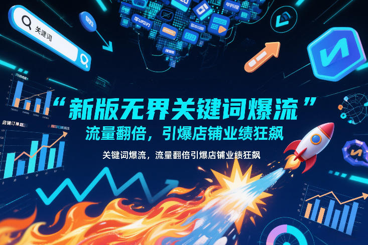 新版无界关键词爆流，流量翻倍，引爆店铺业绩狂飙-翌晨科技网