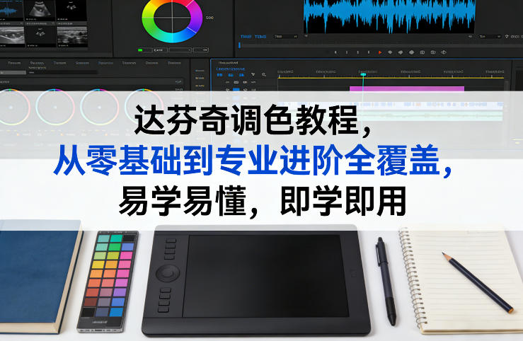 达芬奇调色教程，从零基础到专业进阶全覆盖，易学易懂，即学即用-翌晨科技网