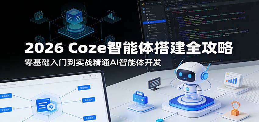 2026 Coze智能体搭建全攻略：零基础入门到实战精通AI智能体开发-翌晨科技网