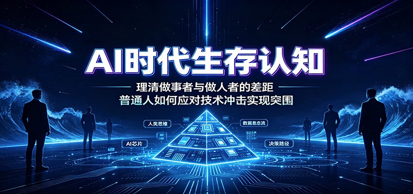 AI时代生存认知:理清做事者与做人者的差距,普通人如何应对技术冲击实现突围-翌晨科技网
