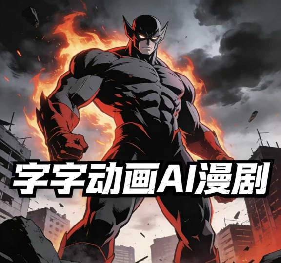 字字动画AI漫剧2026年第1期系统课程，小白看完就能学会实操的漫剧课，单人月收1-3W-翌晨科技网