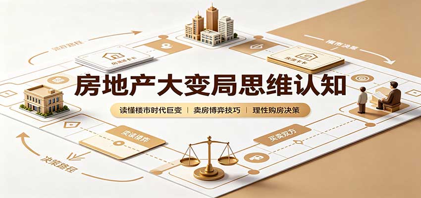 房地产大变局思维认知：读懂楼市时代巨变，卖房博弈技巧，理性购房决策-翌晨科技网