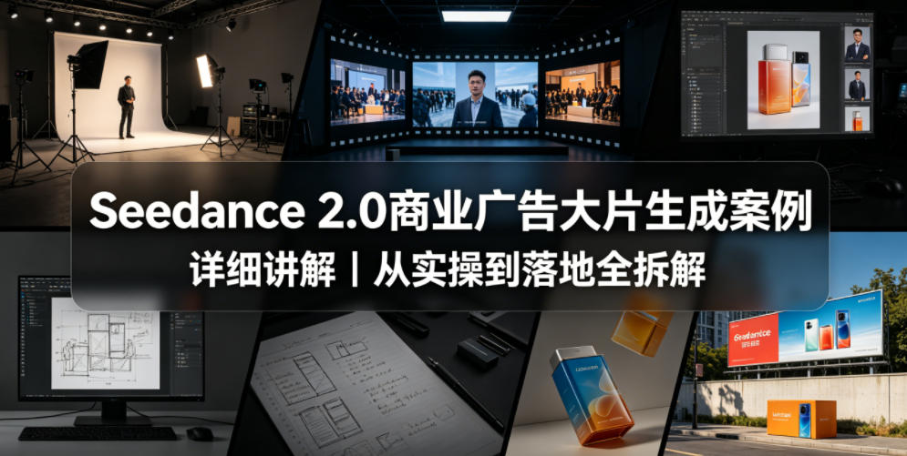 Seedance 2.0商业广告大片生成案例详细讲解｜从实操到落地全拆解-翌晨科技网