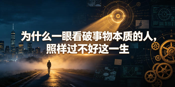 付费文章：为什么一眼看破事物本质的人，照样过不好这一生-翌晨科技网