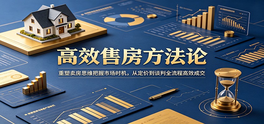 高效售房方法论：重塑卖房思维把握市场时机，从定价到谈判全流程高效成交-翌晨科技网