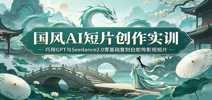 国风AI短片创作实训：巧用GPT与Seedance2.0零基础复刻白蛇传影视短片-翌晨科技网