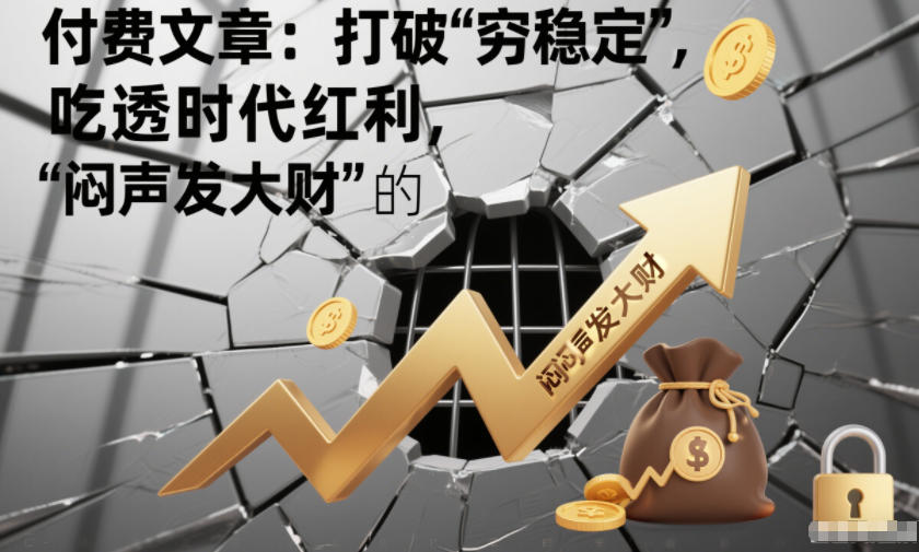 付费文章：打破“穷稳定”，吃透时代红利，“闷声发大财”的终极真谛-翌晨科技网