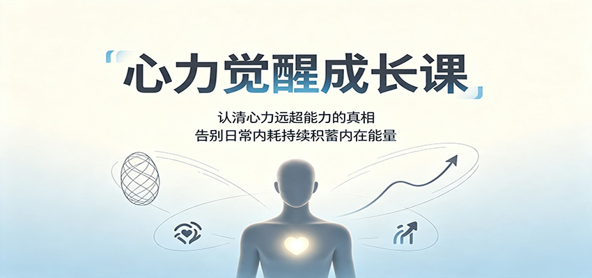 心力觉醒成长课：认清心力远超能力的真相，告别日常内耗持续积蓄内在能量-翌晨科技网