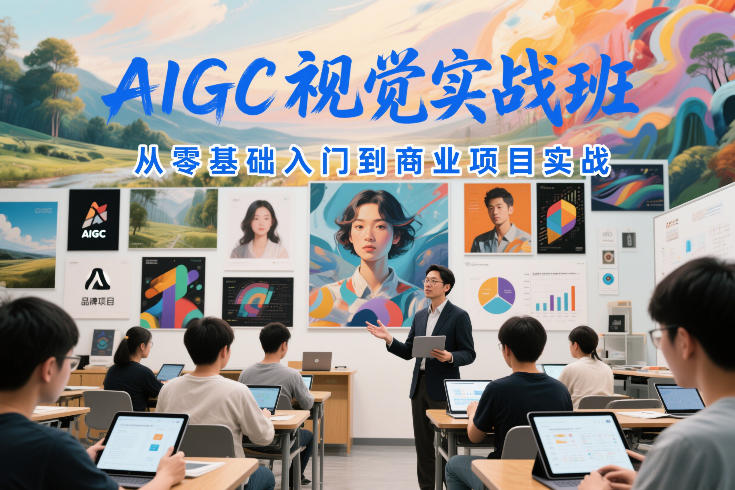 AIGC视觉实战班，从零基础入门到商业项目实战-翌晨科技网