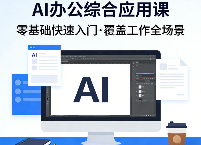 AI办公综合应用课，零基础快速入门，覆盖了工作中各种应用场景-翌晨科技网
