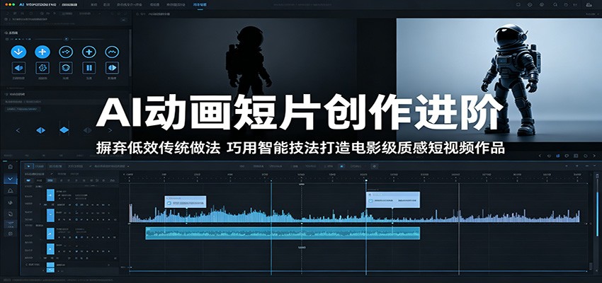 AI动画短片创作进阶：摒弃低效传统做法，巧用智能技法打造电影级质感短视频作品-翌晨科技网