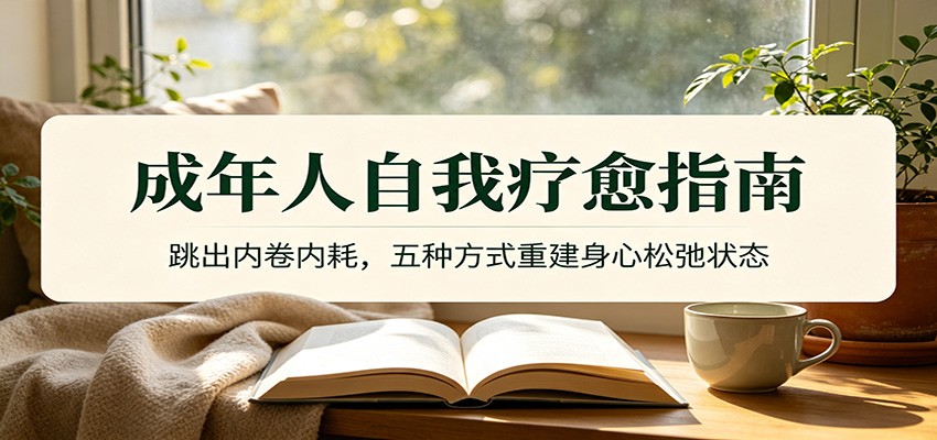 成年人自我疗愈指南：跳出内卷内耗，五种方式重建身心松弛状态-翌晨科技网