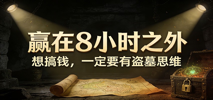 公众号付费文章《赢在8小时之外，想搞钱，一定要有盗墓思维》-翌晨科技网