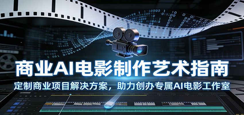 商业AI电影制作艺术指南：定制商业项目解决方案，助力创办专属AI电影工作室-翌晨科技网